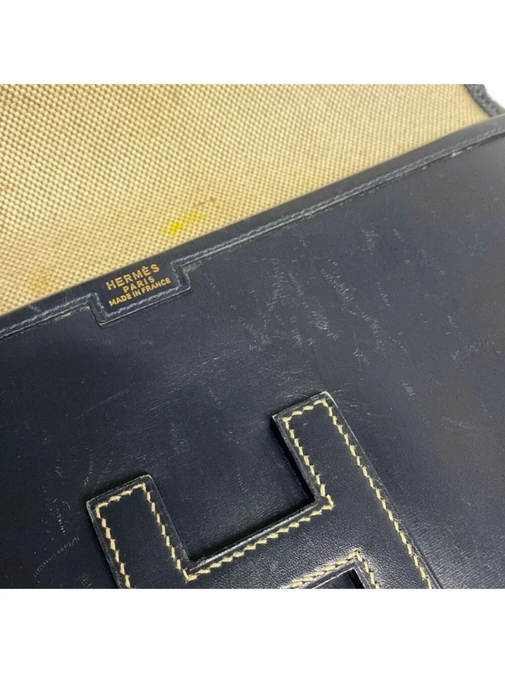 Hermes Clutch Jige PM Navy